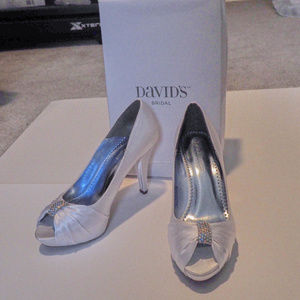 David's Bridal Wedding Heels